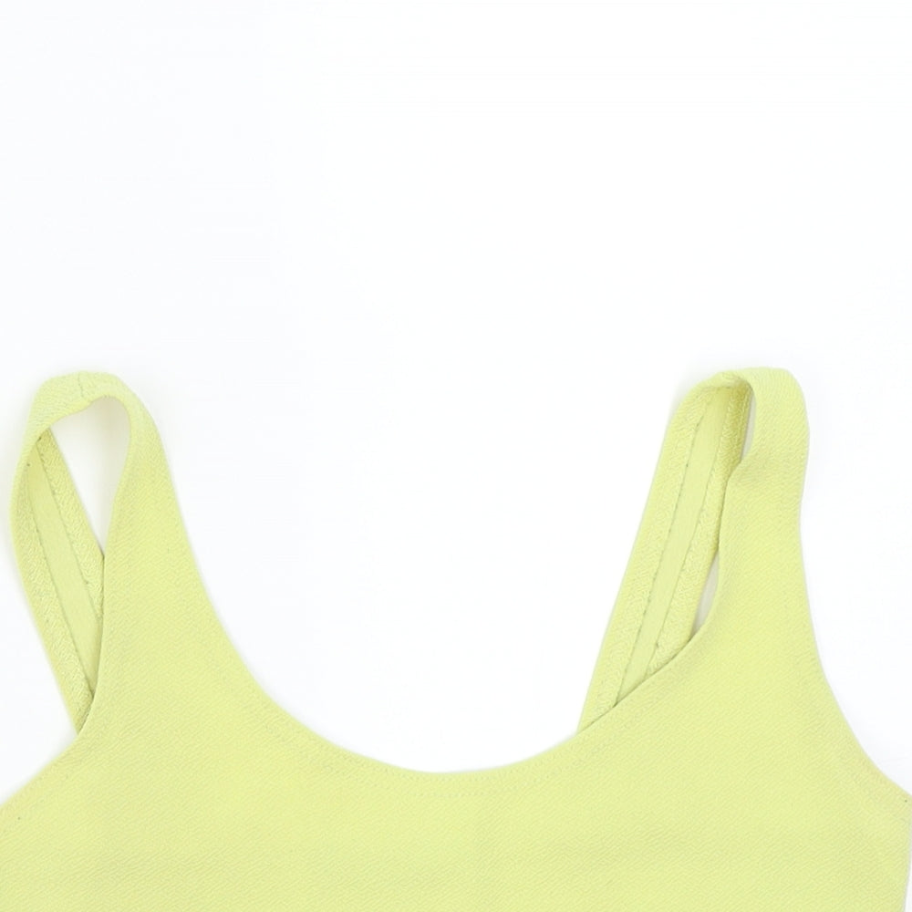 Boohoo Womens Green   Basic Tank Size 12