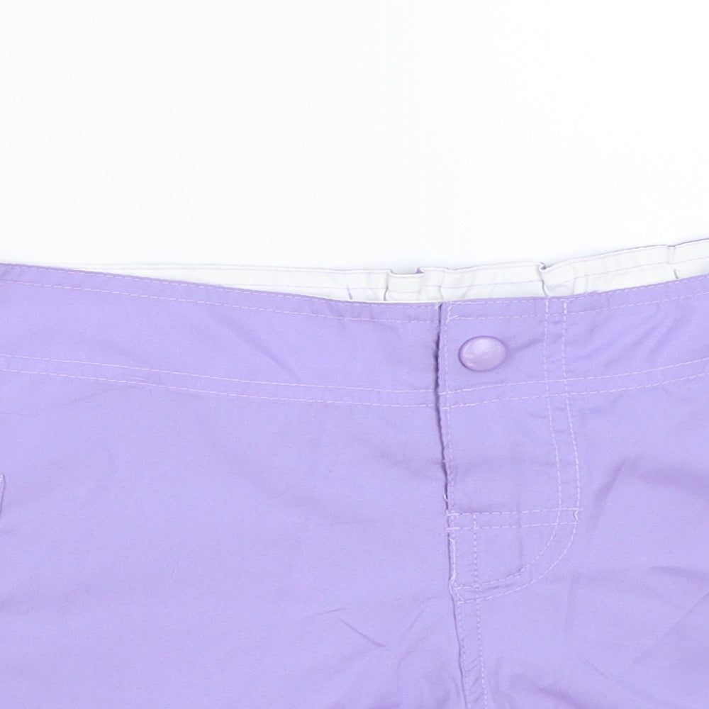 Nicole Womens Purple   Bermuda Shorts Size S