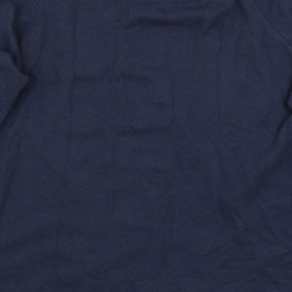 Atlantic Bay Mens Blue   Pullover Jumper Size L