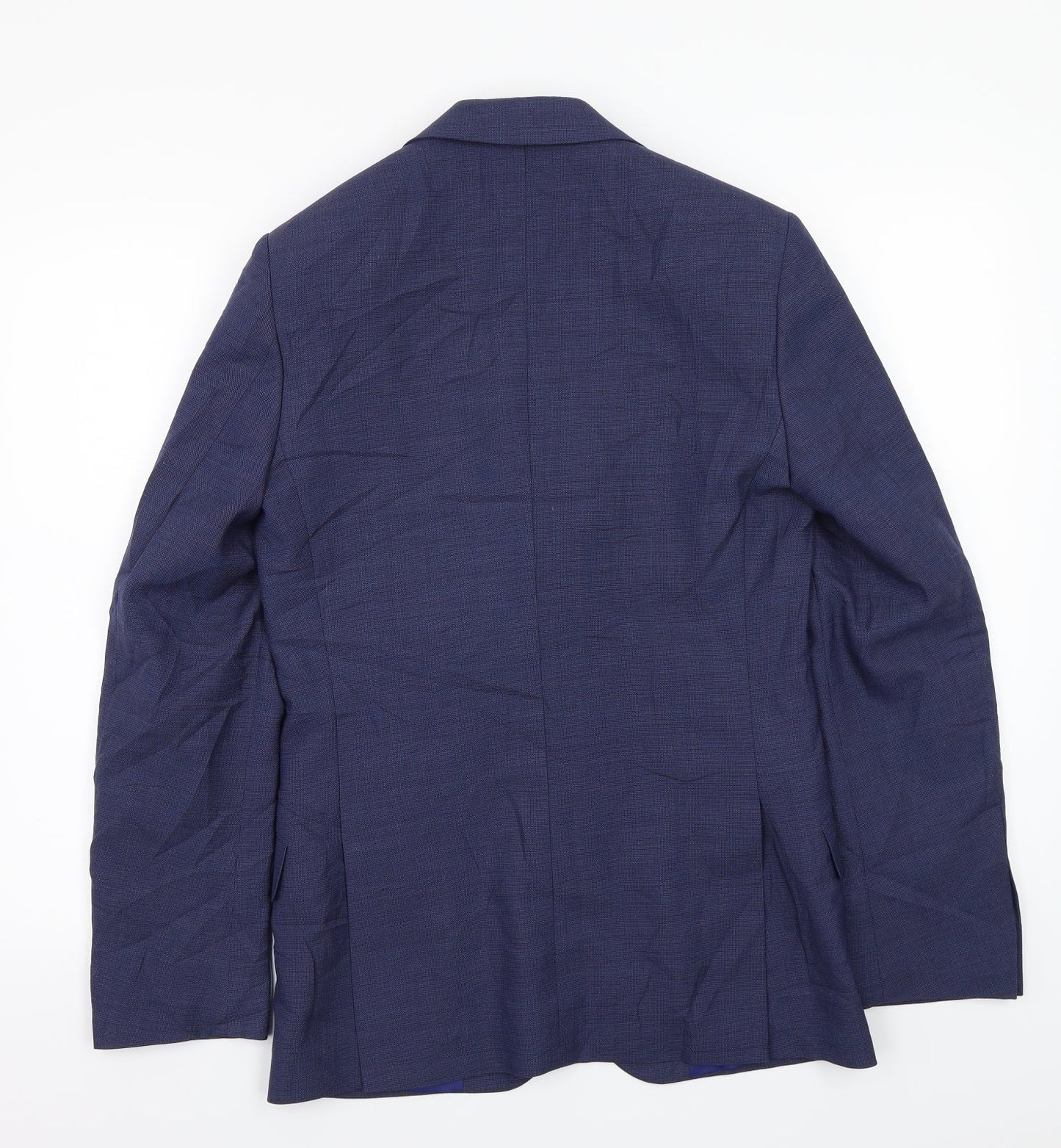 Mens UK Size 36 Marks and Spencer Regular Blue Suit Jacket