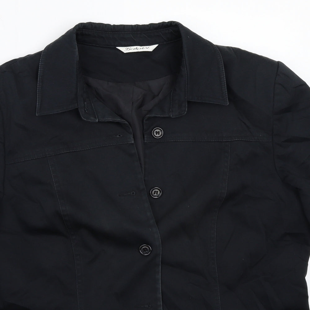 Womens UK Size 16 Berkertex Black Jacket