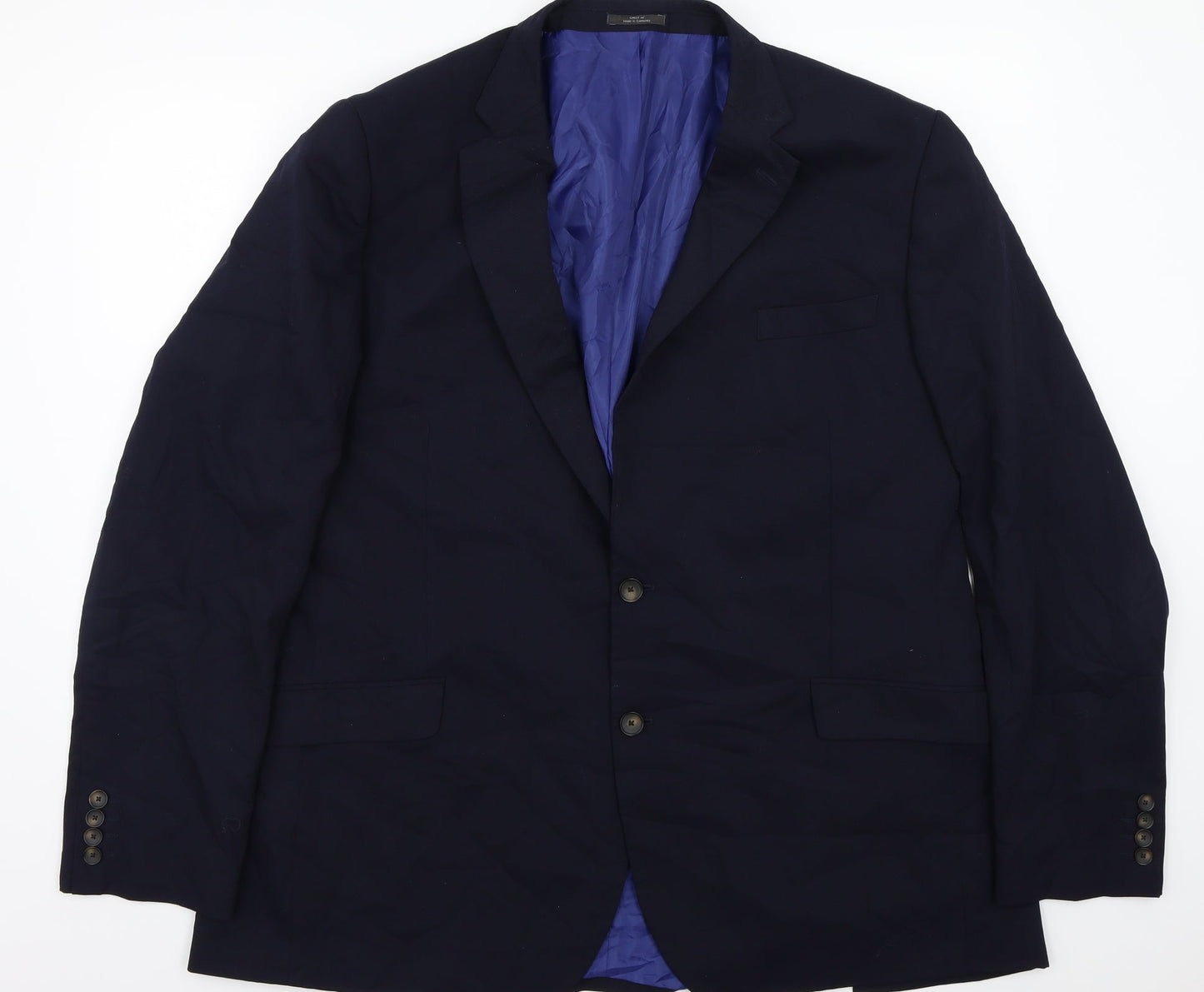 Mens UK Size 38 Marks and Spencer Regular Blue Suit Jacket