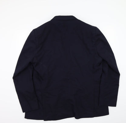 Mens UK Size 38 Marks and Spencer Regular Blue Suit Jacket