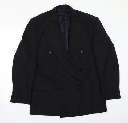 Mens UK Size 40 NEXT Regular Black Suit Jacket