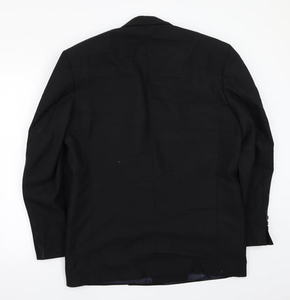 Mens UK Size 40 NEXT Regular Black Suit Jacket