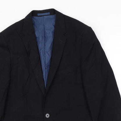 Mens UK Size 40 Burton Regular Black Suit Jacket