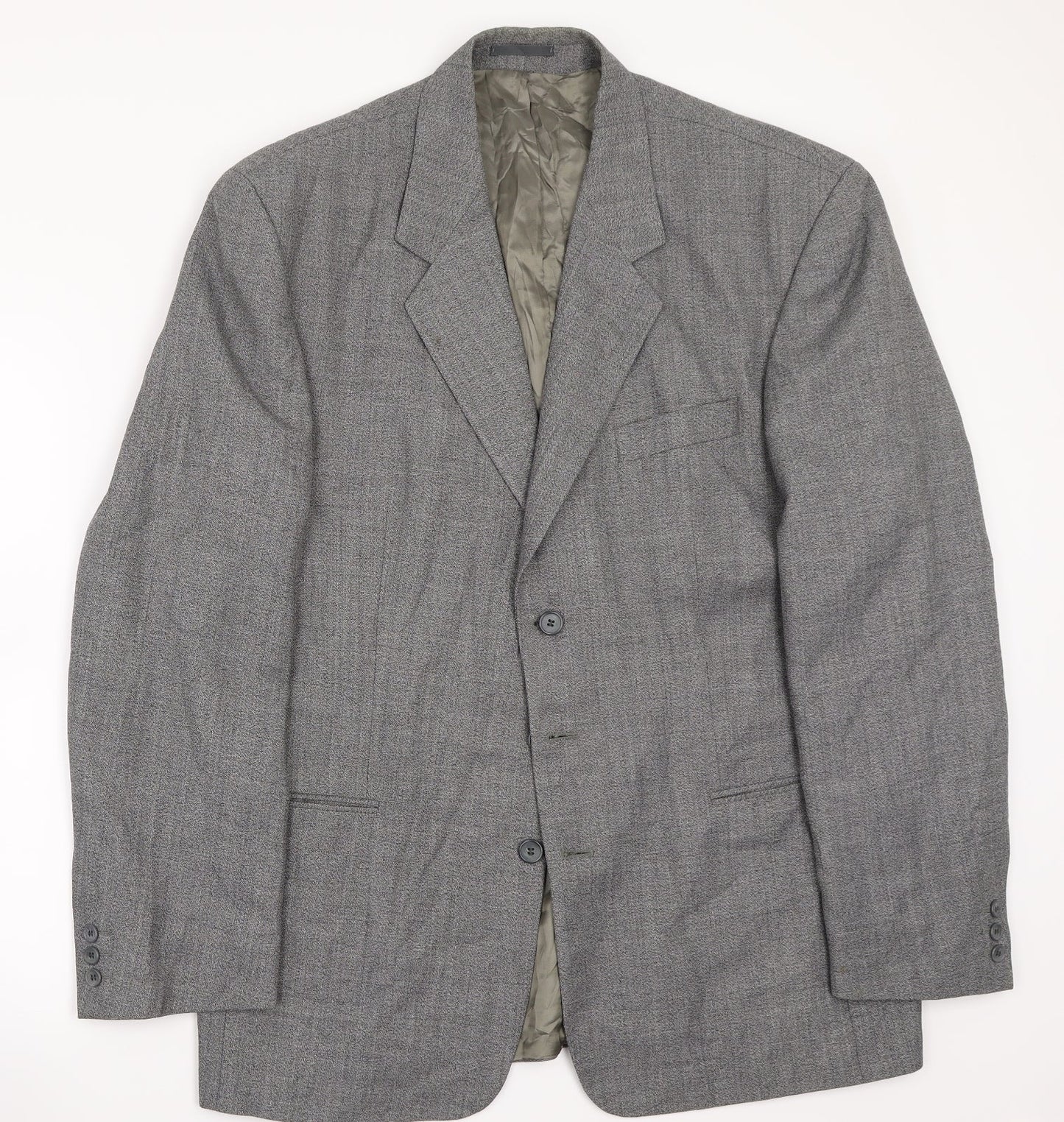 Mens UK Size 42 Ciro Citterio Regular Grey Suit Jacket