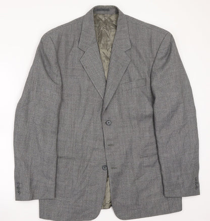 Mens UK Size 42 Ciro Citterio Regular Grey Suit Jacket