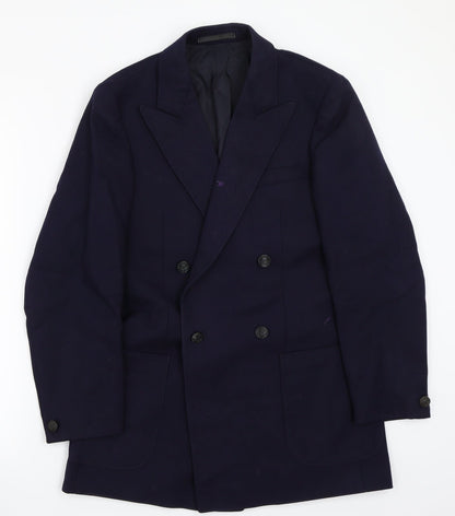 Racing Green Womens Blue   Jacket Suit Jacket Size 34