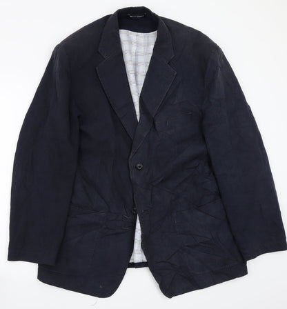 Mens UK Size L Marks and Spencer Regular Blue Suit Jacket