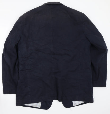 Mens UK Size L Marks and Spencer Regular Blue Suit Jacket