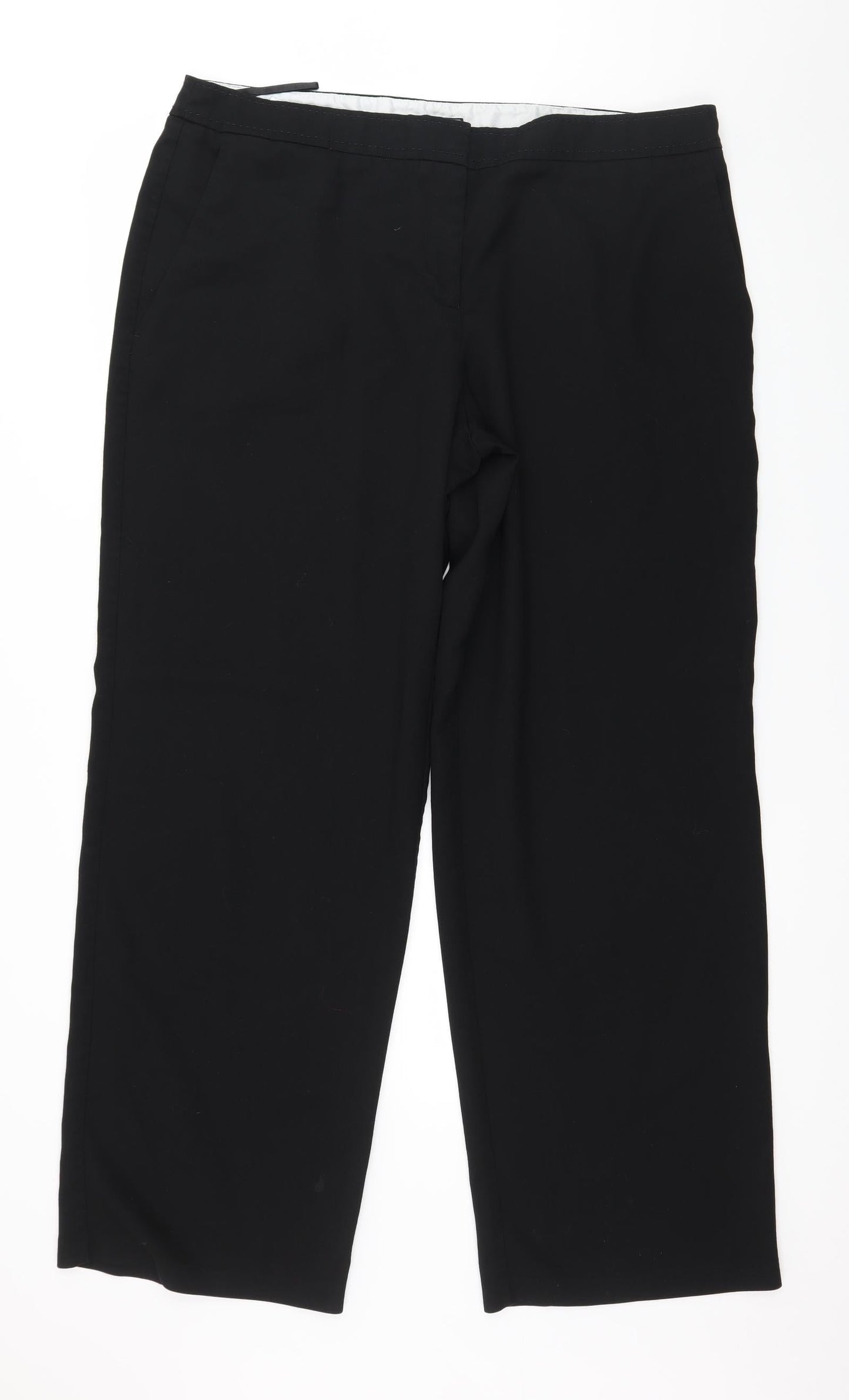 Womens UK Size 18 NEXT Regular Fit  Black Trousers