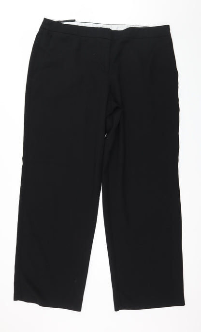 Womens UK Size 18 NEXT Regular Fit  Black Trousers