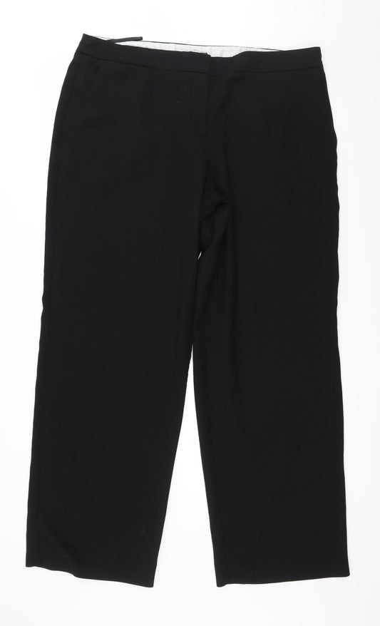 Womens UK Size 18 NEXT Regular Fit  Black Trousers