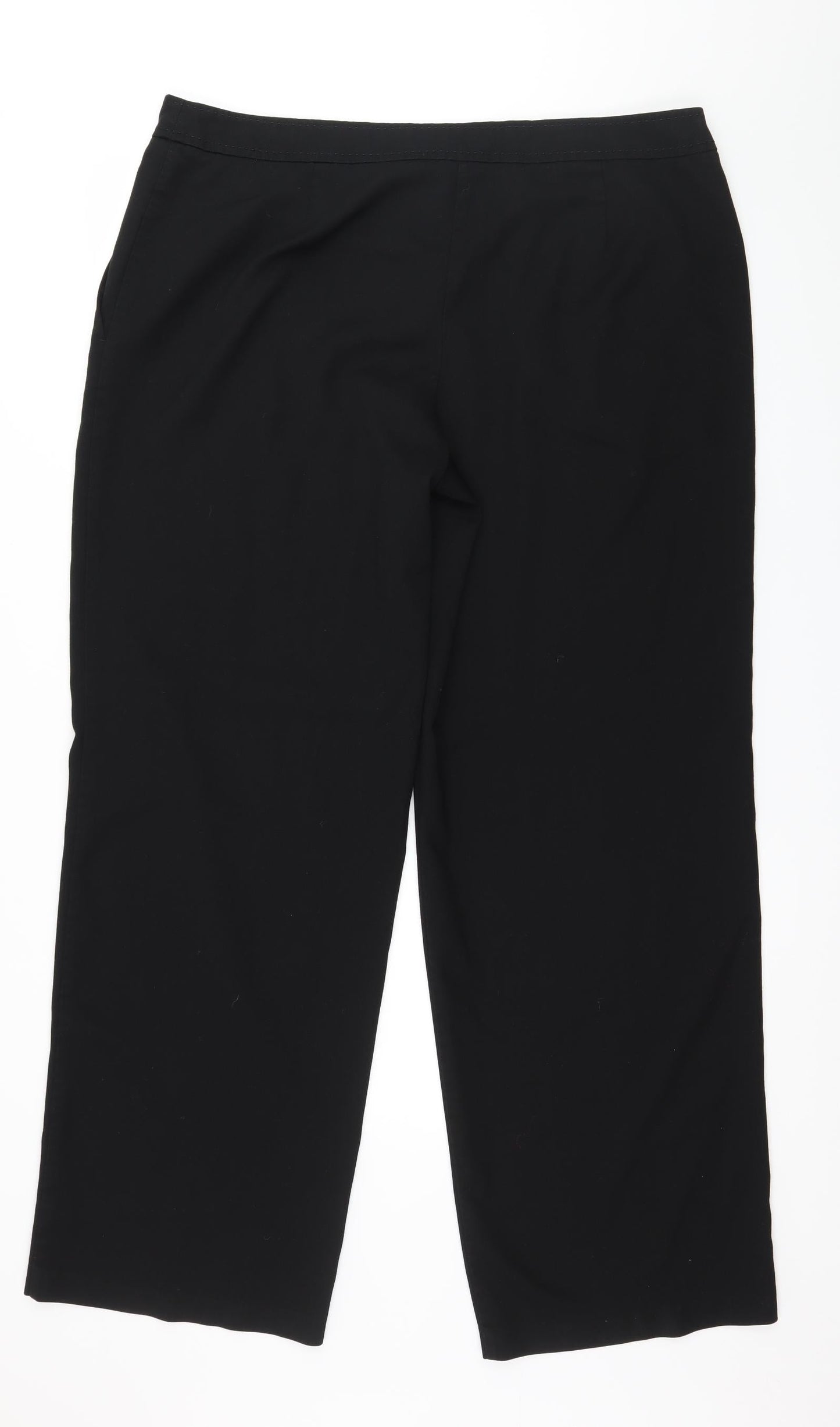 Womens UK Size 18 NEXT Regular Fit  Black Trousers
