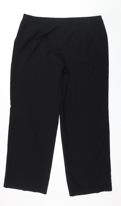 Womens UK Size 18 NEXT Regular Fit  Black Trousers