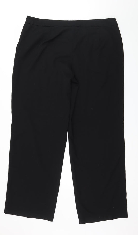 Womens UK Size 18 NEXT Regular Fit  Black Trousers