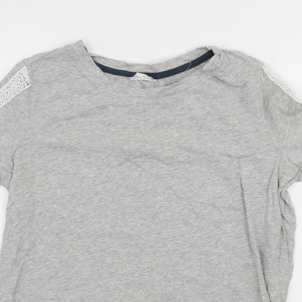 Falmer Heritage Womens Grey  Jersey Basic T-Shirt Size 10