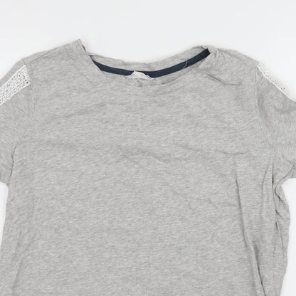 Falmer Heritage Womens Grey  Jersey Basic T-Shirt Size 10