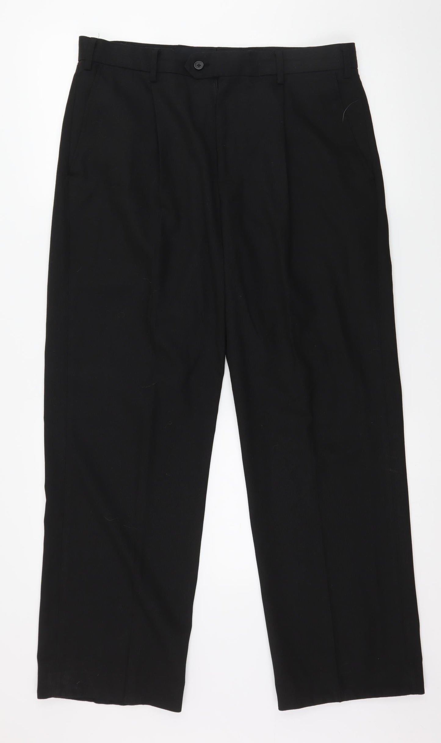 Butler & Webb Mens Black   Trousers  Size 34 in L29 in