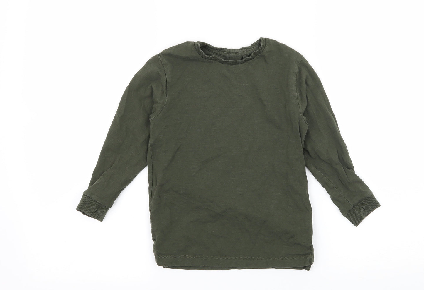 NEXT Boys Green  Jersey Basic T-Shirt Size 5 Years