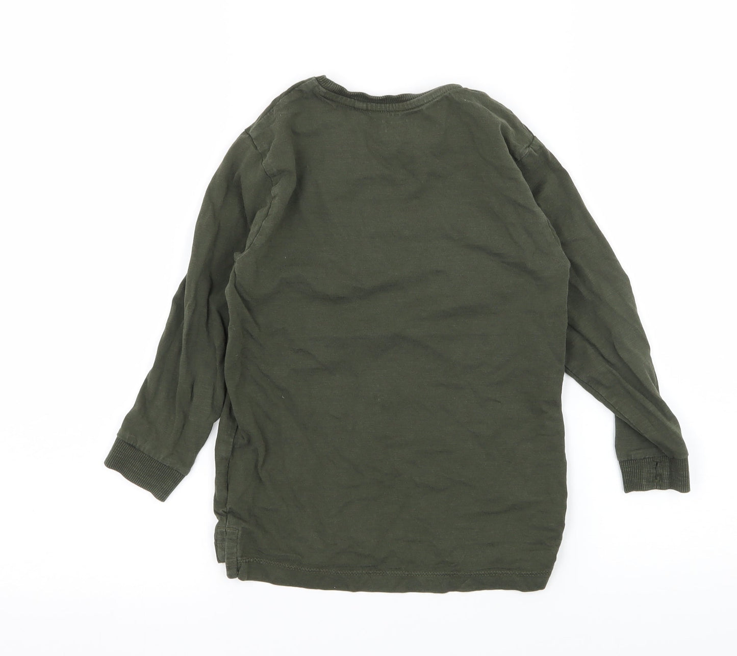 NEXT Boys Green  Jersey Basic T-Shirt Size 5 Years