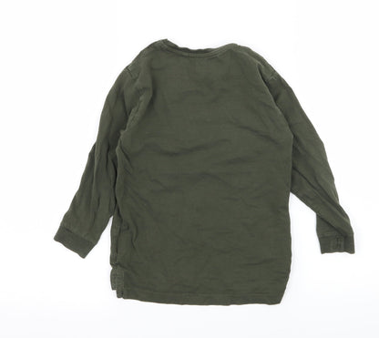 NEXT Boys Green  Jersey Basic T-Shirt Size 5 Years