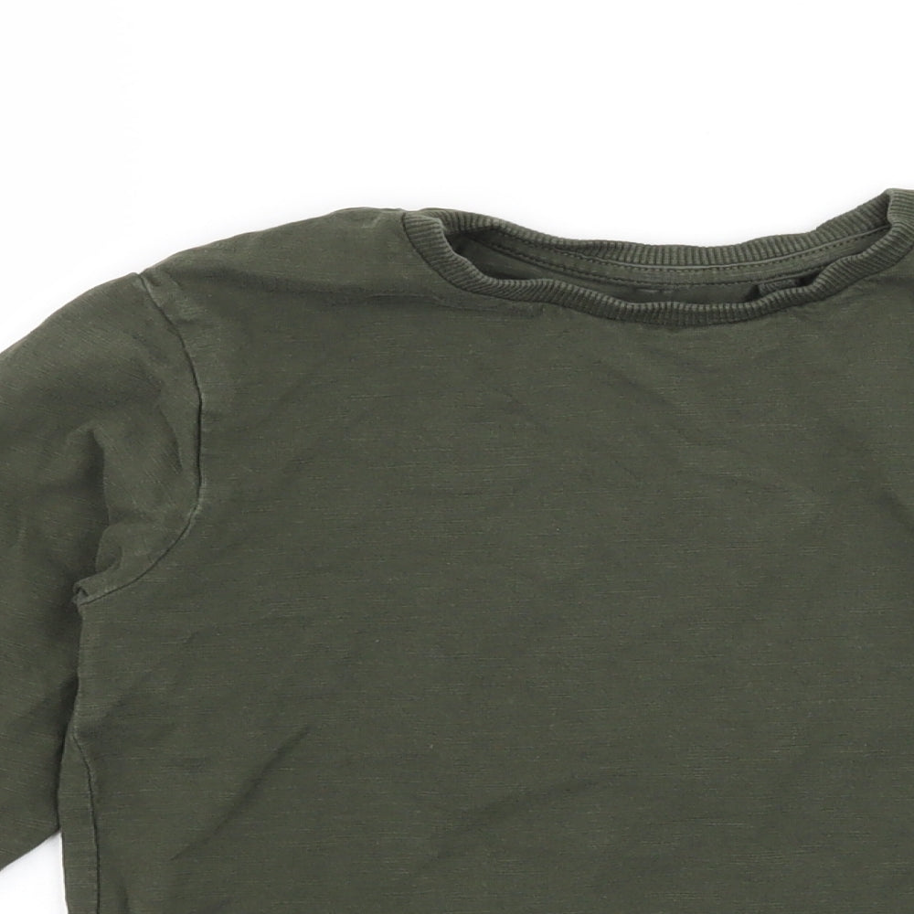 NEXT Boys Green  Jersey Basic T-Shirt Size 5 Years