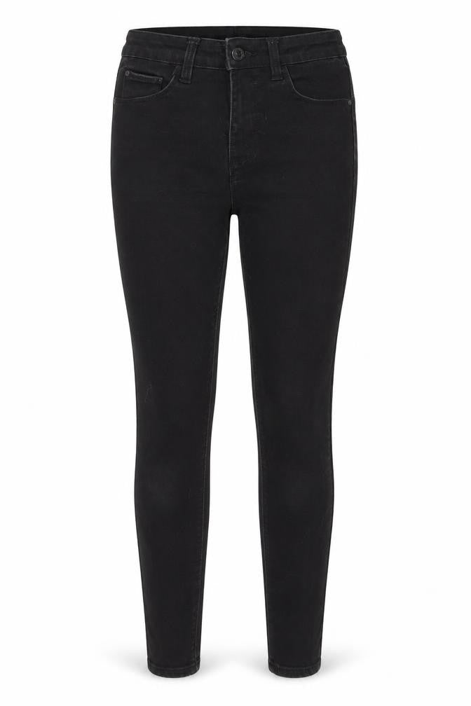 Womens UK Size 8 Denim & Co. Regular Fit Skinny Black Jeans