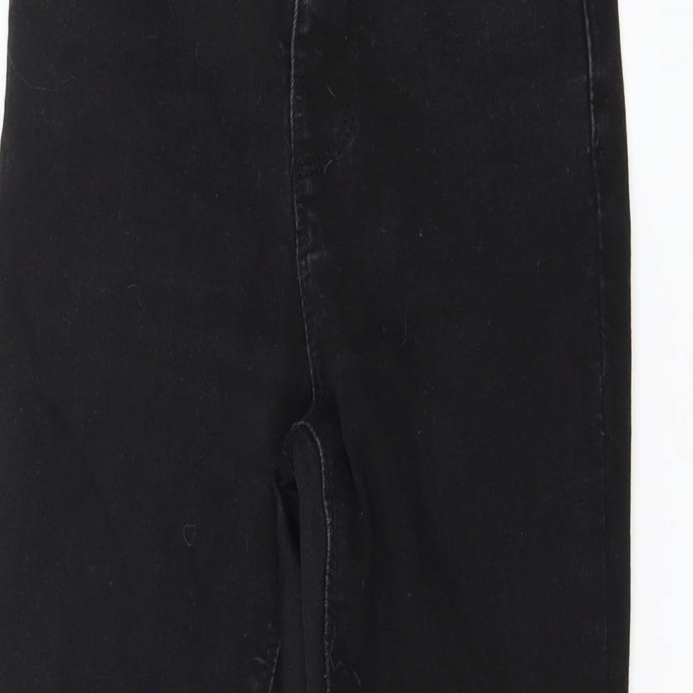 Denim & Co. Womens Black  Denim Skinny Jeans Size 8 L25 in