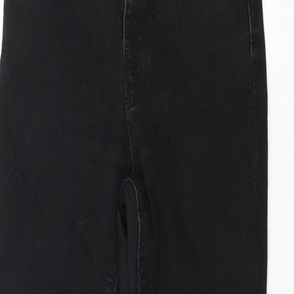 Denim & Co. Womens Black  Denim Skinny Jeans Size 8 L25 in