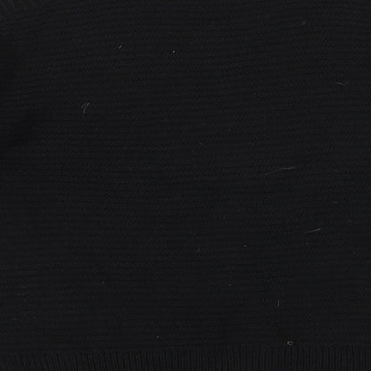 Primark Womens Black  Knit Pullover Jumper Size 6  - Cut out sleeves