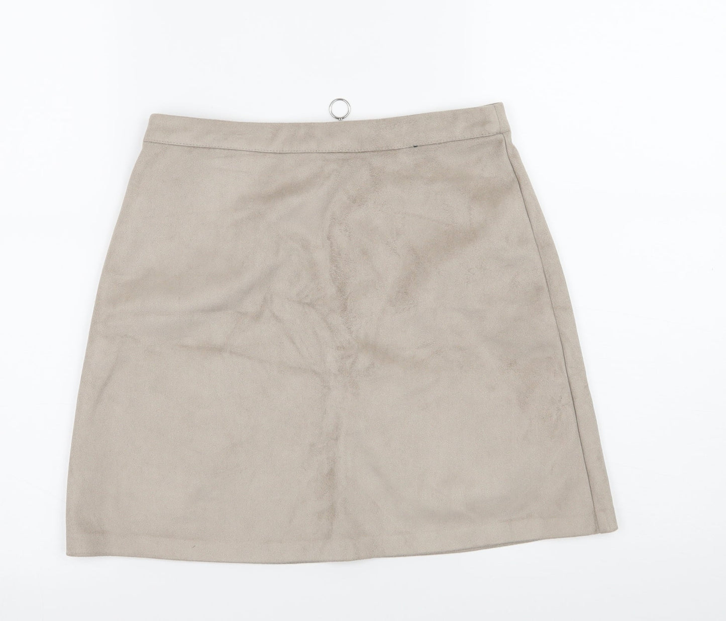 Primark Womens Brown  Velour A-Line Skirt Size 8