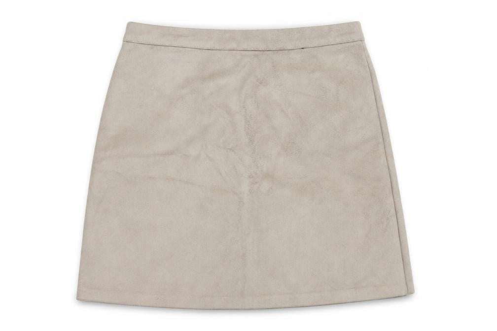 Womens UK Size 8 Primark A-Line Velour Skirt