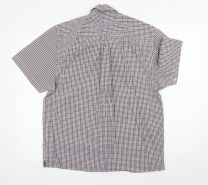 Wolsey Mens Blue Check   Button-Up Size M