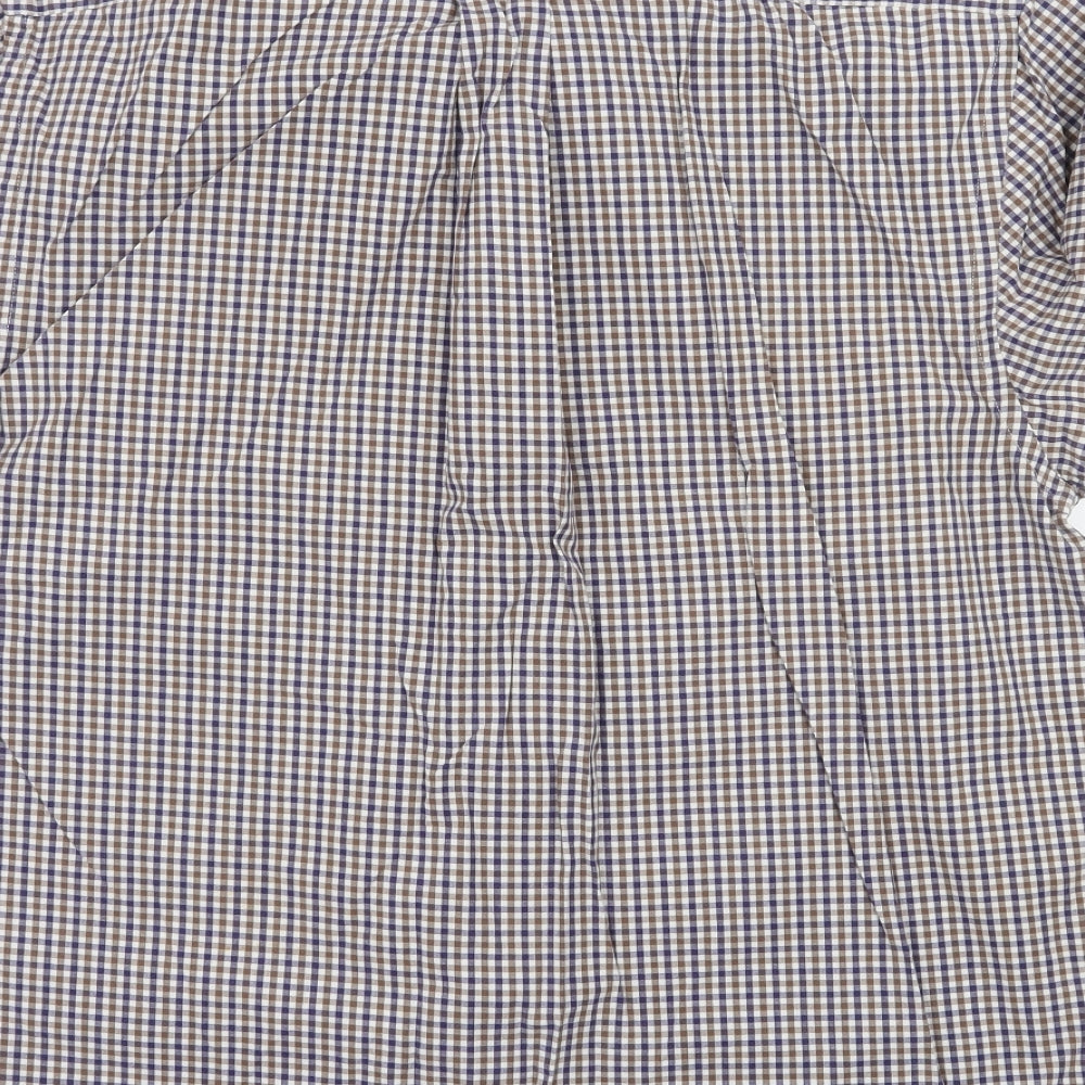 Wolsey Mens Blue Check   Button-Up Size M