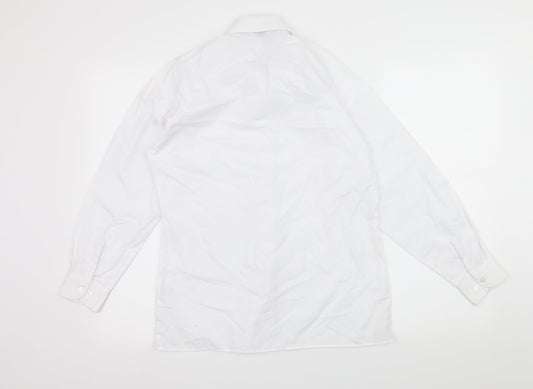 Trutex Mens White    Button-Up Size S