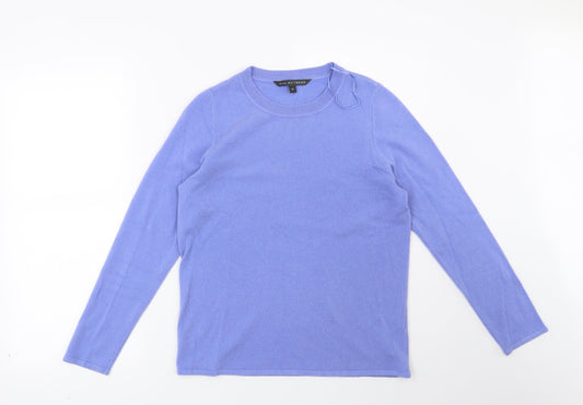 Bonmarché Womens Blue   Pullover Jumper Size 10