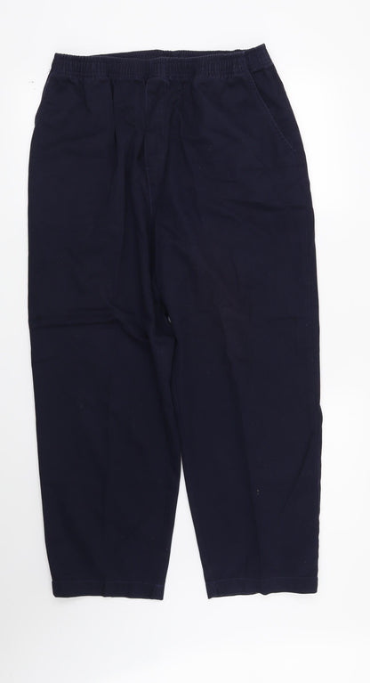 Cabin Creek Womens Blue   Trousers  Size 14 L26 in