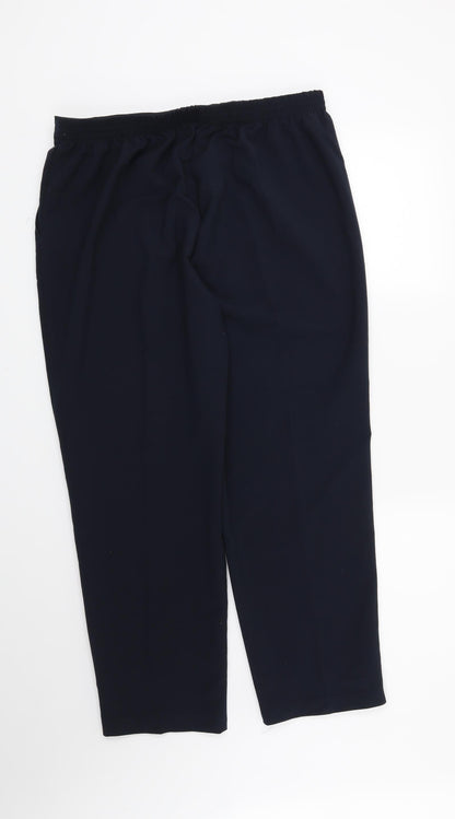 Laura Scott Womens Blue   Trousers  Size 16 L28 in