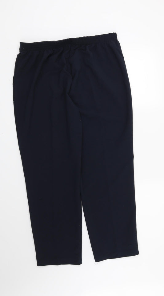 Laura Scott Womens Blue   Trousers  Size 16 L28 in