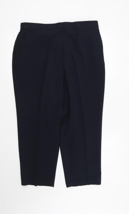 Laura Scott Womens Blue   Trousers  Size 16 L25 in