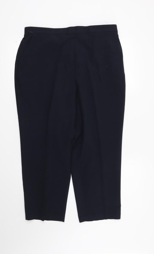 Laura Scott Womens Blue   Trousers  Size 16 L25 in