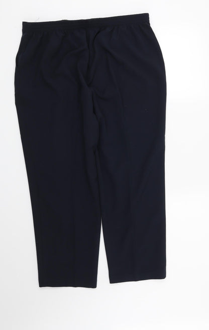 Laura Scott Womens Blue   Trousers  Size 16 L25 in