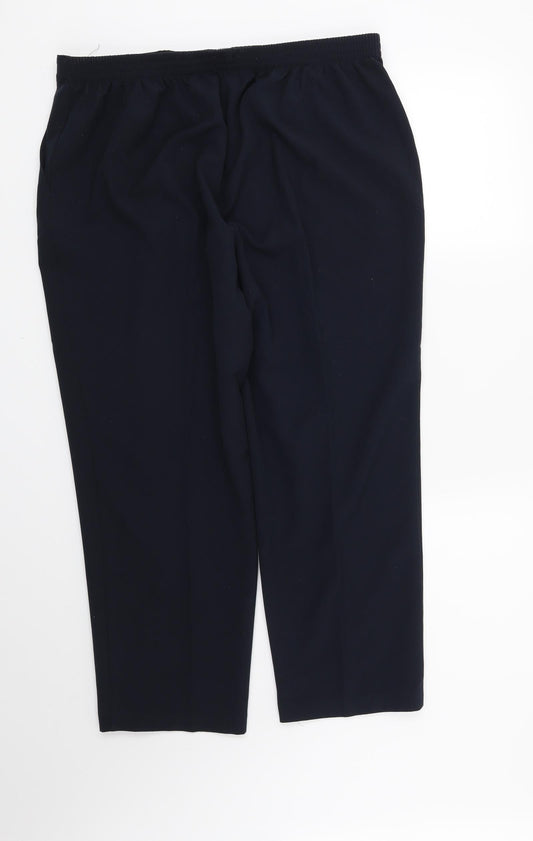 Laura Scott Womens Blue   Trousers  Size 16 L25 in