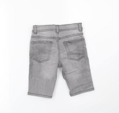 Denim CO Boys Grey   Biker Shorts Size 5-6 Years