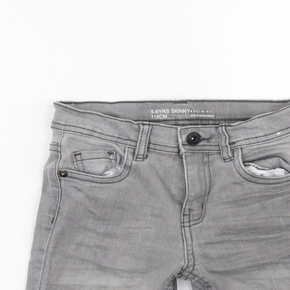 Denim CO Boys Grey   Biker Shorts Size 5-6 Years