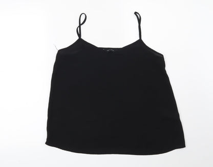 Womens UK Size 12 New Look Black Basic Blouse