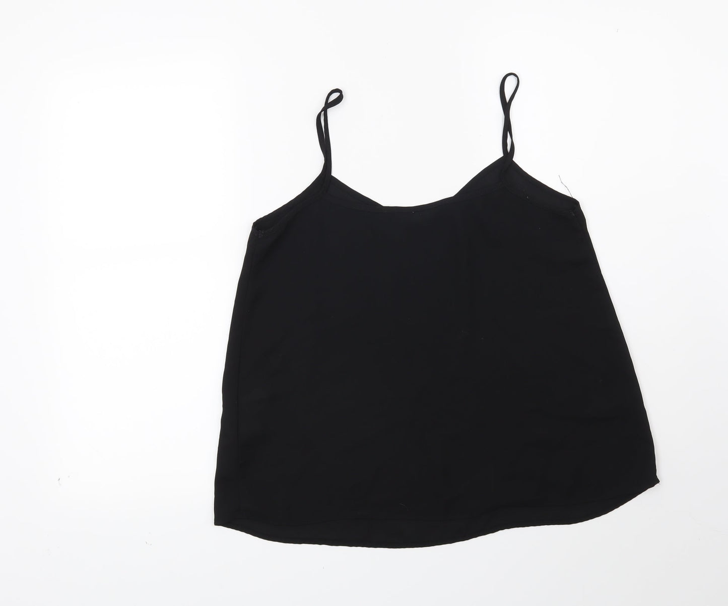 Womens UK Size 12 New Look Black Basic Blouse