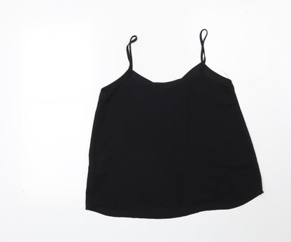 Womens UK Size 12 New Look Black Basic Blouse
